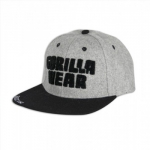 GORILLA WEAR - Soft Text Flat Brim Grey/Black